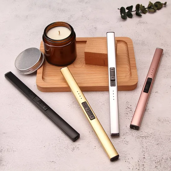 Electric Rechargeable Candle Lighter USB Lighter with LED Battery Display for Candle 