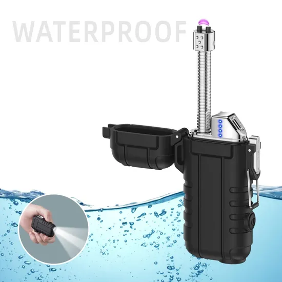 Waterproof USB Lighter Electric Dual Arc Cigar Lighter Rechargeable Outdoor Camping Custom Lighter 